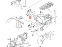 Debitmetru aer Audi A4 B8 (8K) Avant 2011 2.0 TDI OEM 03G906461C