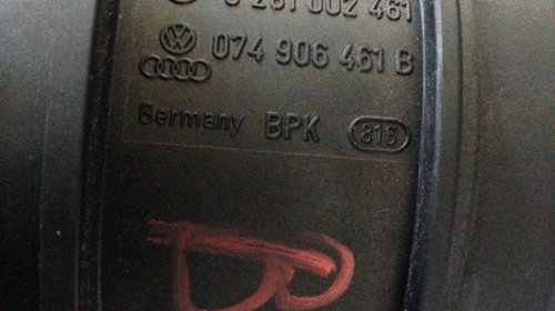 Debitmetru aer VW Passat B6 BKC BXE cod 0281002531 038906461B