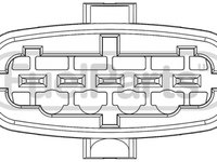 Debitmetru ALFA ROMEO BRERA 939 STANDARD MAFS445M