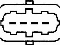 Debitmetru FIAT DUCATO caroserie 250 290 HELLA 8ET009149281