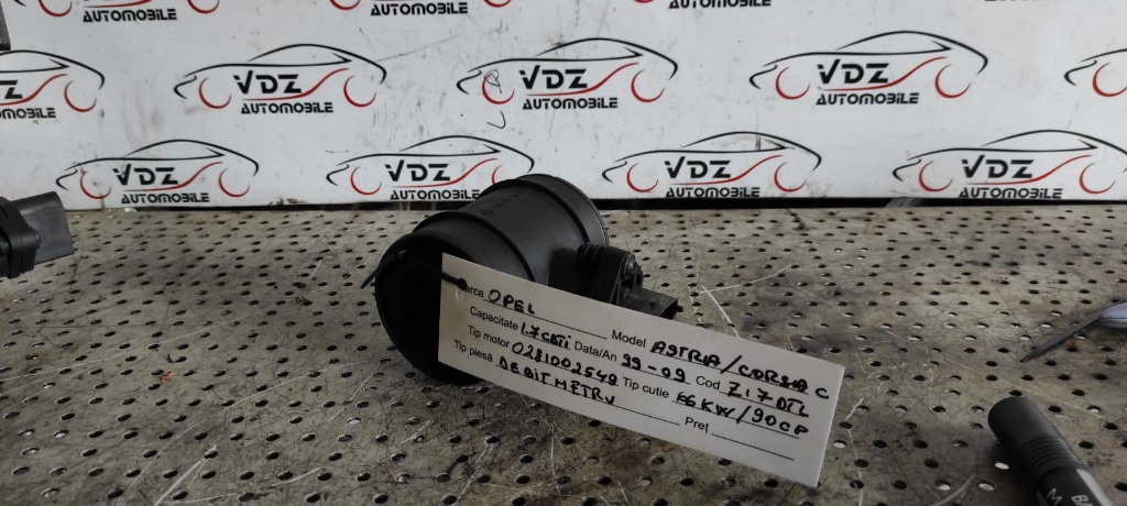 Debitmetru Opel Astra A / Corsa C 1.7CDTI 1999 - 2009 cod motor Z17DTL cod piesa 0281002549