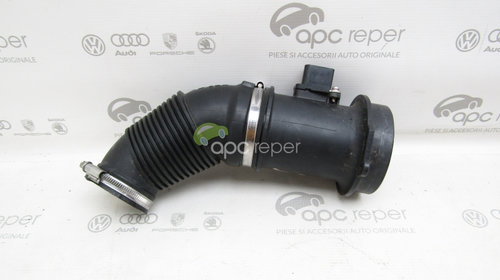 Debitmetru Original + Tubulatura aer Audi A6 C6 4F - 3.0 TDI - 059906461K