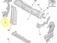 DEFLECTOR AER STANGA/DREAPTA FATA PEUGEOT 301 12-17