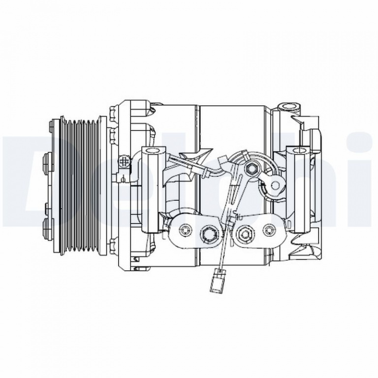 DELPHI Compresor, climatizare CS20492 model HONDA CR-V II (RD_) 2001 2002 2003 2004 2005 2006 2007