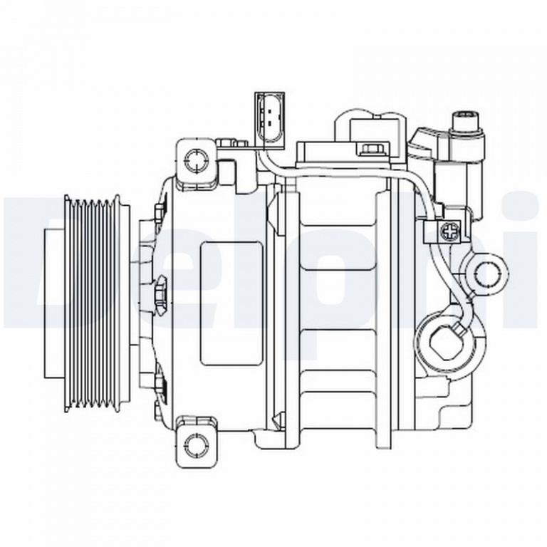 DELPHI Compresor, climatizare CS20522 pentru VW CALIFORNIA T5 Camper (7EC, 7EF, 7EG, 7HF, 7HC) 2009 2010 2011 2012 2013 2014 2015