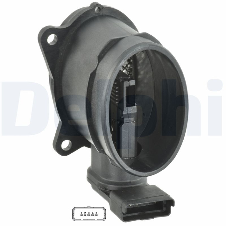 DELPHI senzor debit aer AF10075-12B1 model PEUGEOT 407 (6D_) 2004 2005 2006 2007 2008 2009 2010