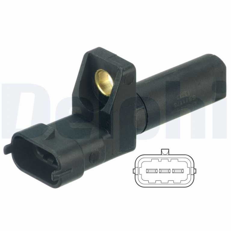 DELPHI Senzor impulsuri, arbore cotit SS11178 compatibil cu MERCEDES-BENZ SL (R230) 2006 2007 2008 2009 2010 2011 2012