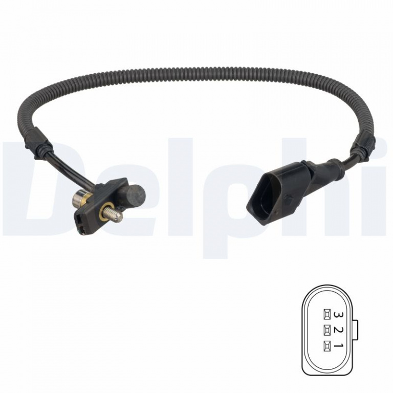 DELPHI Senzor impulsuri, arbore cotit SS11339 model SKODA FABIA II Combi (545) 2007 2008 2009 2010 2011 2012 2013 2014