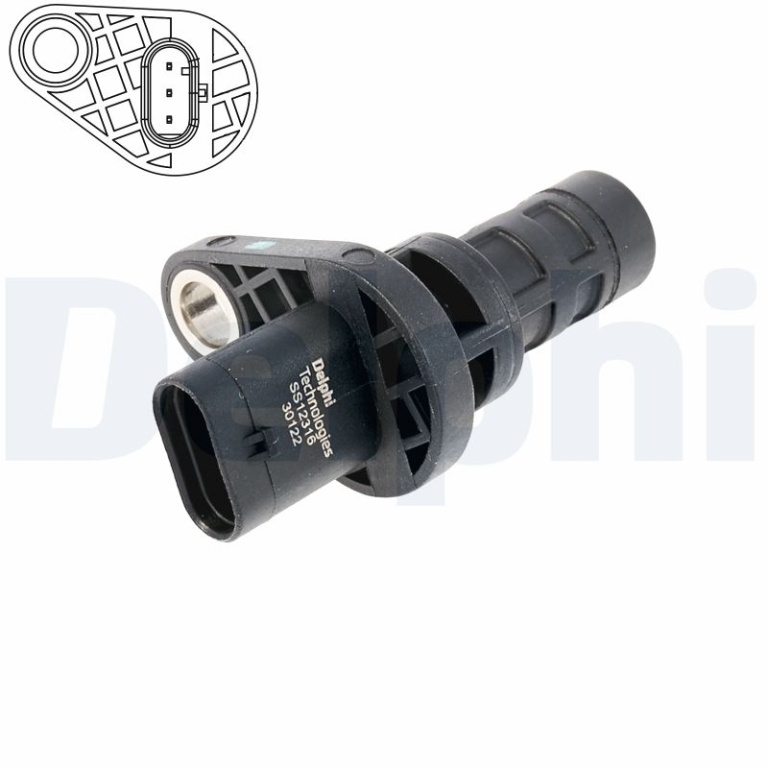 DELPHI Senzor impulsuri, arbore cotit SS12316-12B1 la masina FIAT BRAVO II (198_) 2010 2011 2012 2013 2014