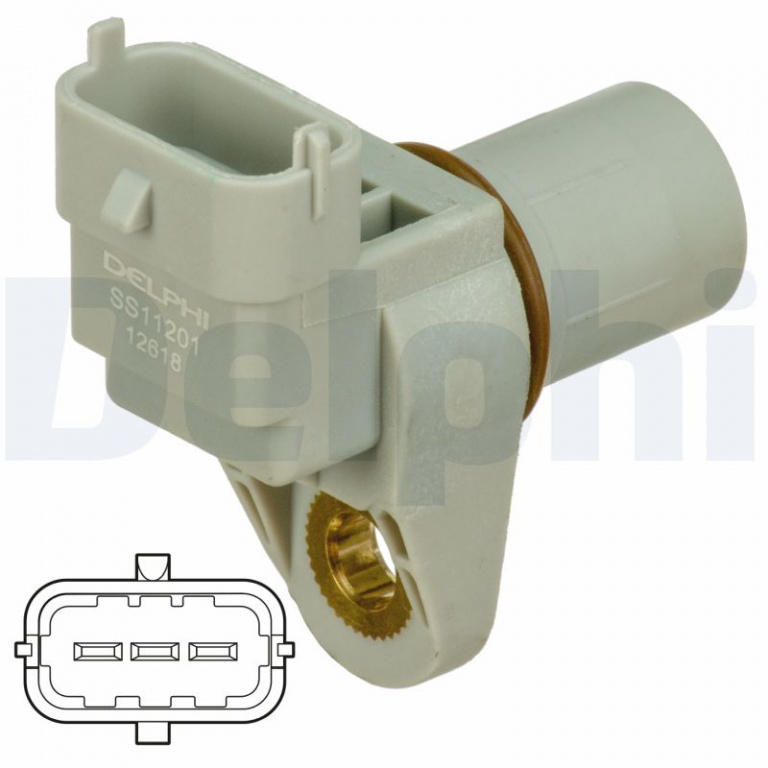 DELPHI senzor,pozitie ax cu came SS11201 compatibil cu MERCEDES-BENZ C-CLASS T-Model (S203) 2001 2002