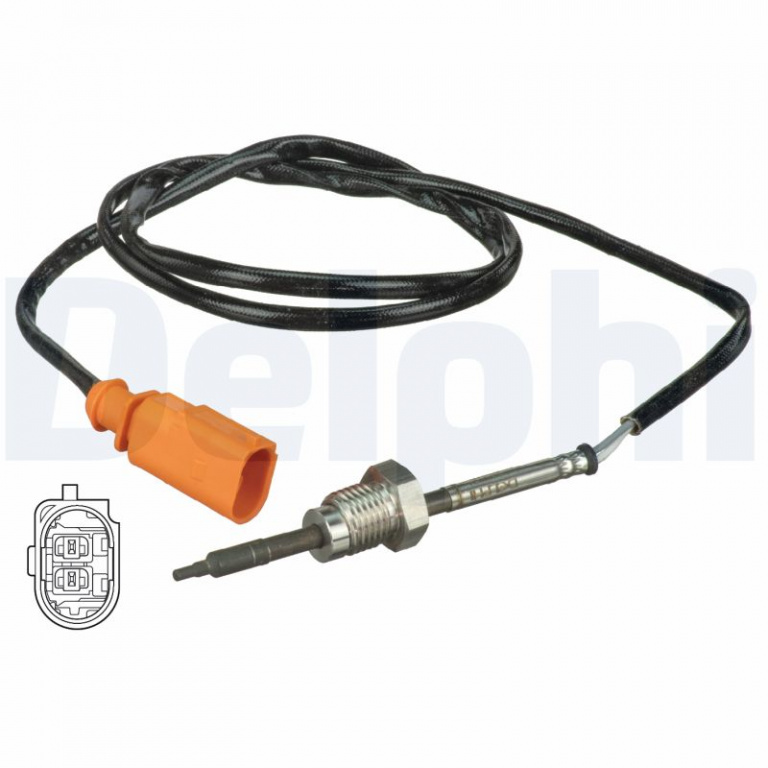 DELPHI Senzor, temperatura gaze evacuare TS30082 l