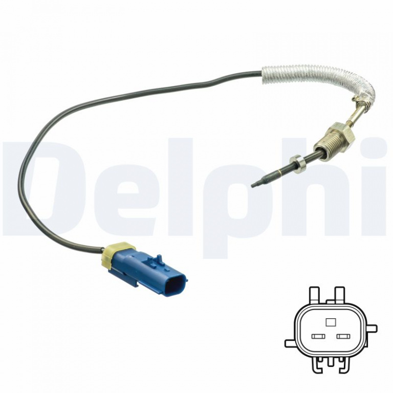 DELPHI Senzor, temperatura gaze evacuare TS30191 se potriveste la JEEP COMPASS (MK49) 2006 2007 2008 2009 2010 2011