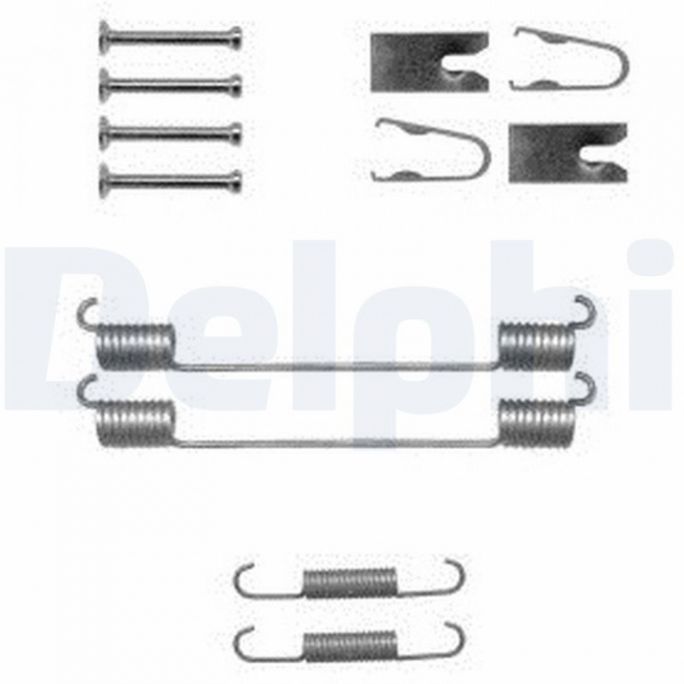 DELPHI Set accesorii, sabot de frana LY1369 la AUDI A1 Allstreet (GBH) 2022 2023 2024 2025