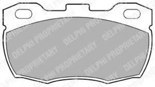 Delphi set placute frana fata pt land rover d