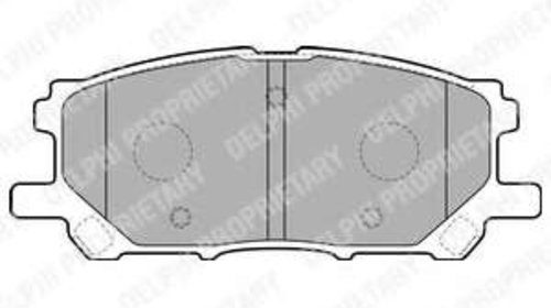 Delphi set placute frana fata pt lexus rx