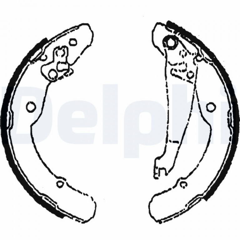 DELPHI Set saboti frana LS1784 model VW CADDY II Autoutilitara/limuzina spatioasa (9K9A) 1995 1996 1997 1998 1999 2000 2001 2002 2003 2004