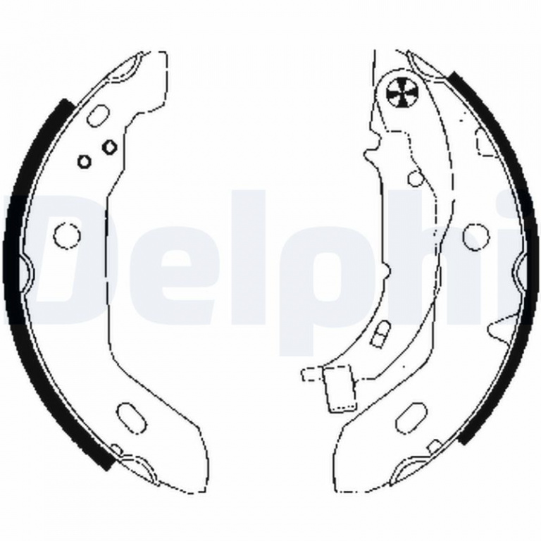 DELPHI Set saboti frana LS1841 pentru masina MERCEDES-BENZ A-CLASS (W168) 1997 1998 1999 2000 2001 2002 2003 2004