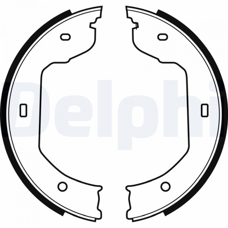 DELPHI Set saboti frana LS1920 model VW TRANSPORTER T5 bus (7HB, 7HJ, 7EB, 7EJ) 2003 2004 2005 2006 2007 2008 2009 2010 2011 2012 2013 2014 2015
