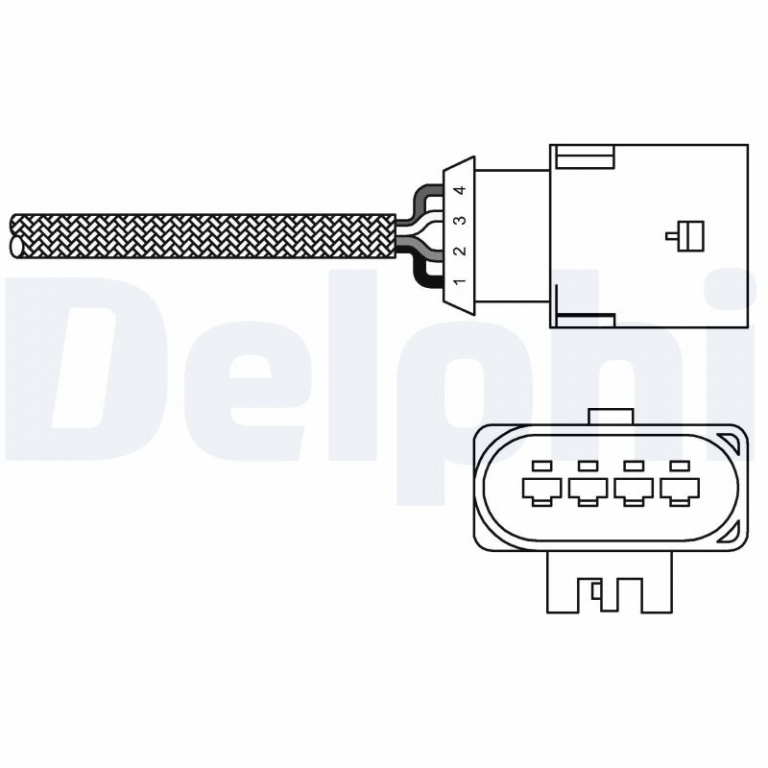 DELPHI Sonda Lambda ES20303-12B1 pentru ABARTH 500C / 595C / 695C 2008 2009 2010 2011 2012 2013 2014 2015 2016 2017 2018 2019 2020 2021