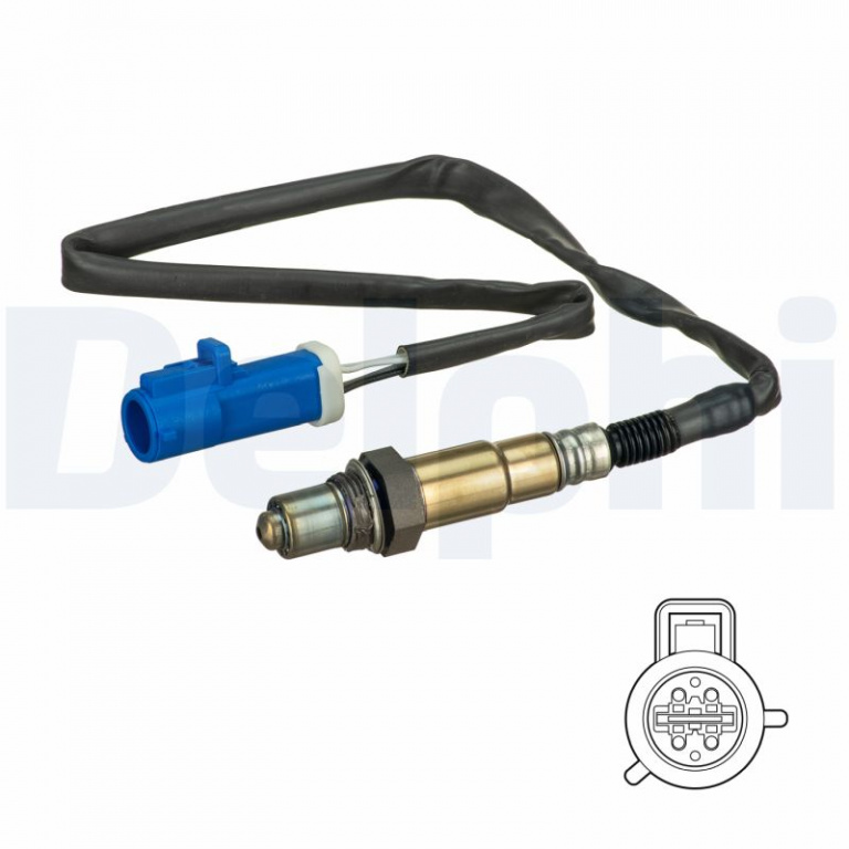 DELPHI Sonda Lambda ES20646-12B1 la FORD FOCUS II limuzina (DB_, FCH, DH) 2005 2006 2007 2008 2009 2010 2011 2012