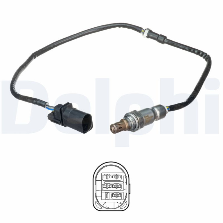 DELPHI Sonda Lambda ES21091-12B1 model VW BEETLE (5C1, 5C2) 2011 2012 2013 2014 2015 2016 2017 2018 2019