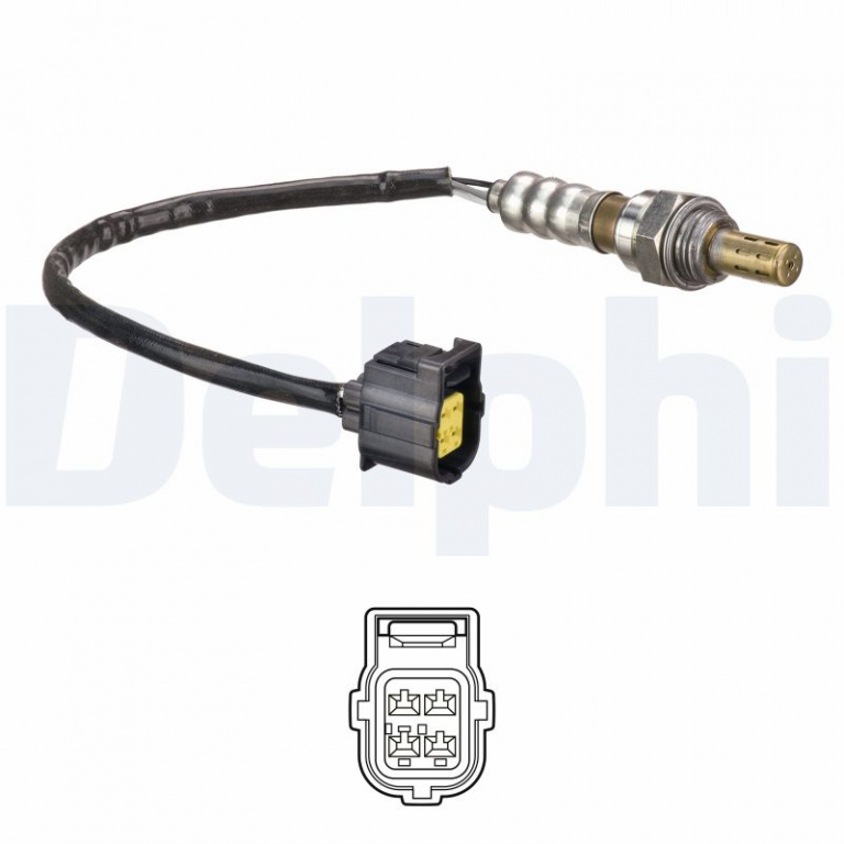 DELPHI Sonda Lambda ES21142-12B1 la SMART FORTWO cupe (451) 2007 2008 2009 2010 2011 2012 2013