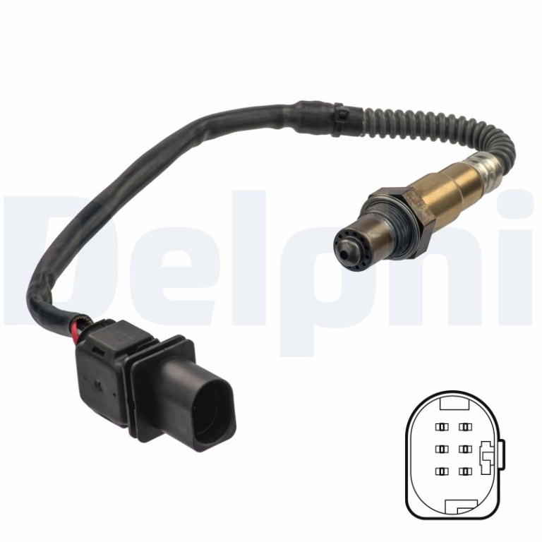 DELPHI Sonda Lambda ES21156-12B1 compatibil cu VW PASSAT B6 Variant (3C5) 2005 2006 2007 2008