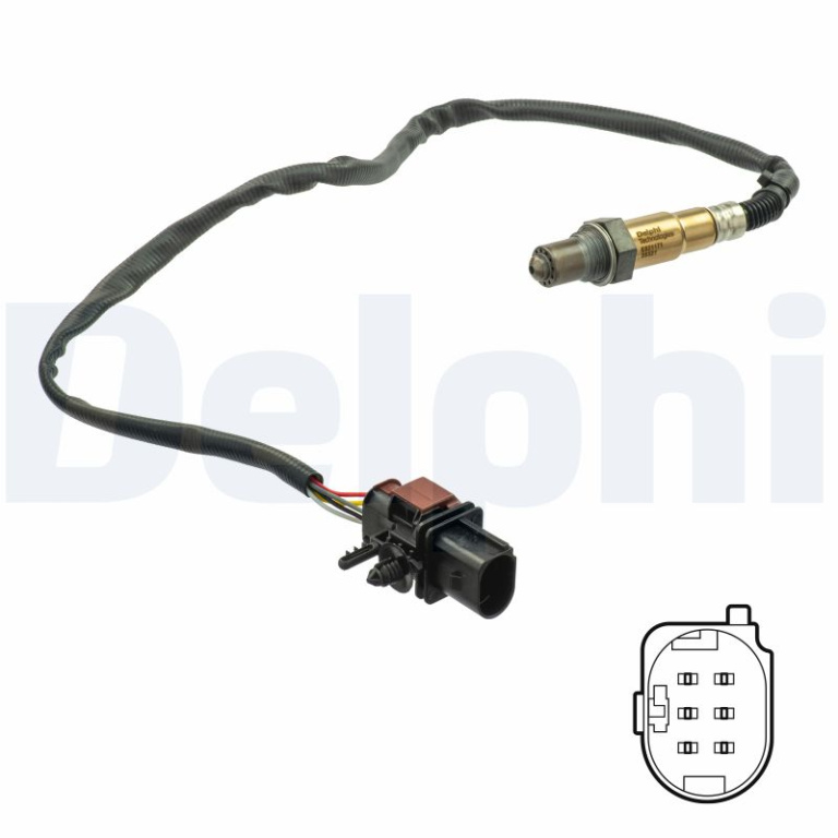 DELPHI Sonda Lambda ES21171-12B1 compatibil cu FORD TRANSIT CONNECT V408 Autoutilitara/limuzina spatioasa 2013 2014 2015 2016 2017 2018 2019 2020 2021 2022 2023 2024 2025