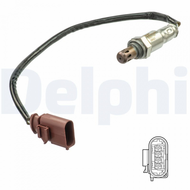 DELPHI Sonda Lambda ES21187-12B1 model VW PASSAT B6 (3C2) 2007 2008 2009 2010