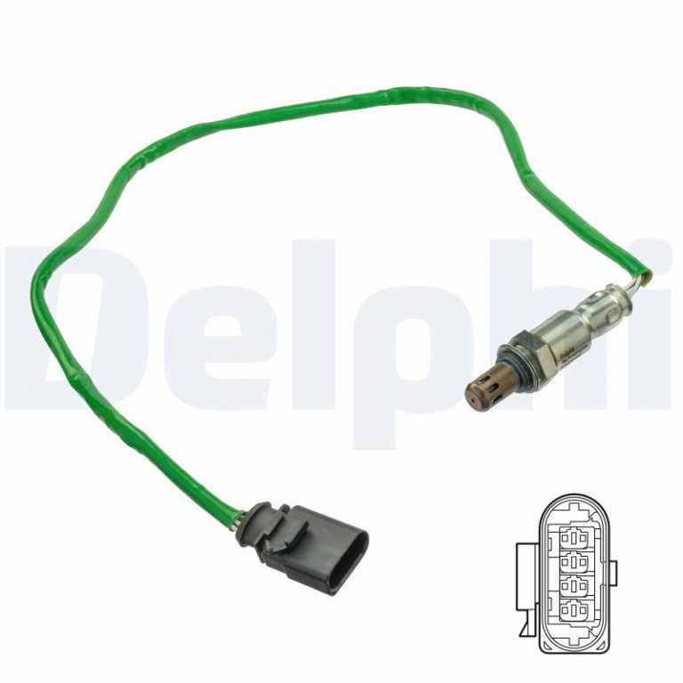 DELPHI Sonda Lambda ES21206-12B1 se potriveste la VW GOLF VII (5G1, BQ1, BE1, BE2) 2015 2016 2017 2018 2019 2020