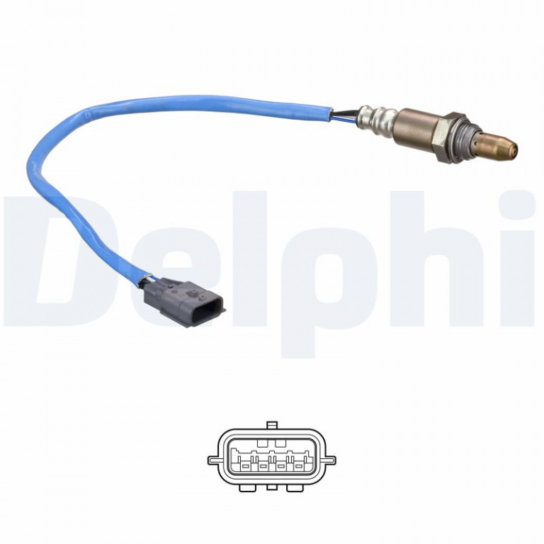 DELPHI Sonda Lambda ES21216-12B1 pentru NISSAN QASHQAI II SUV (J11, J11_) 2013 2014 2015 2016 2017 2018 2019 2020 2021 2022 2023