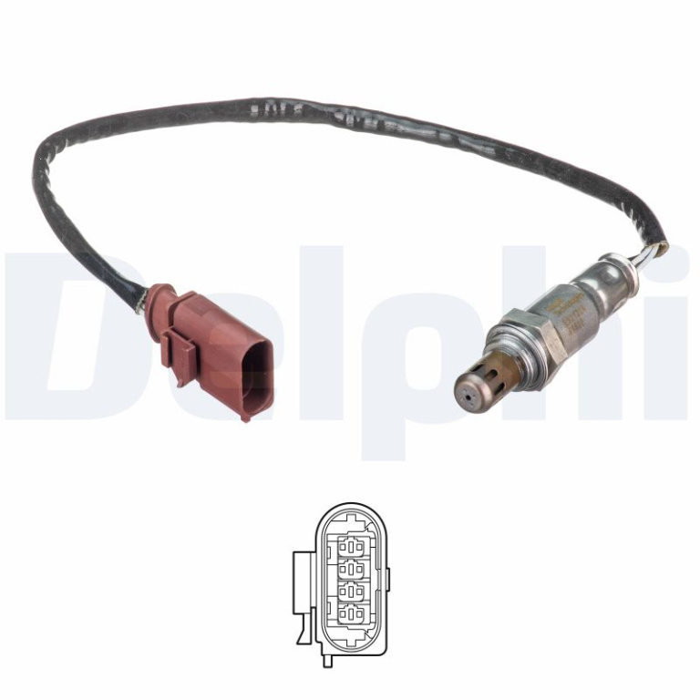 DELPHI Sonda Lambda ES21224-12B1 la masina VW POLO Van (6R) 2014 2015 2016 2017