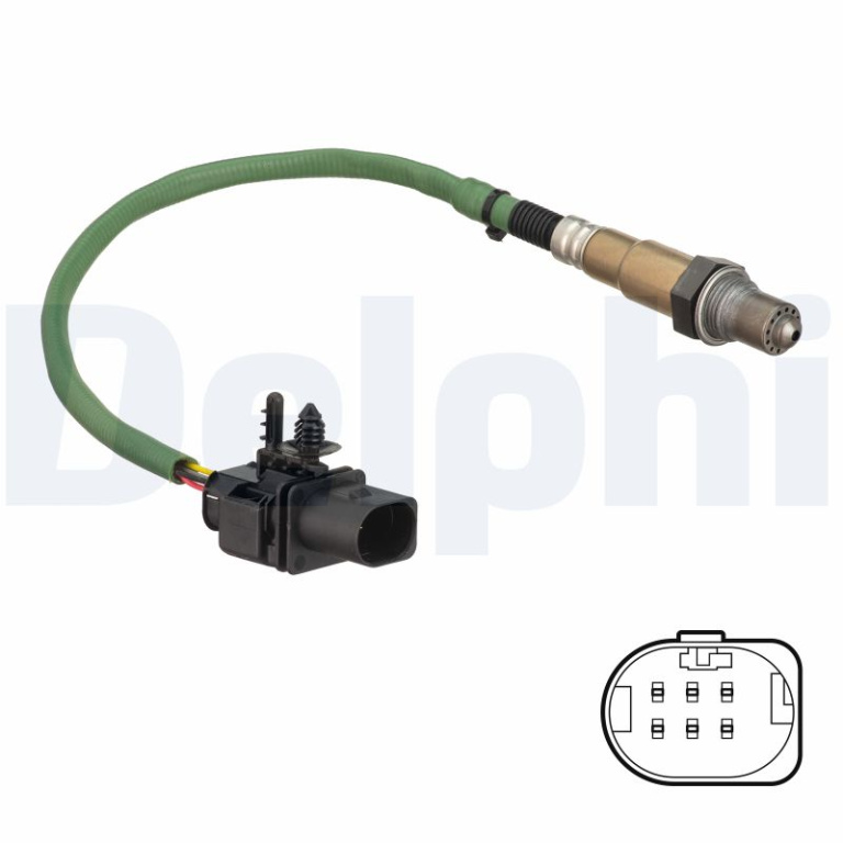 DELPHI Sonda Lambda ES21269-12B1 la FIAT DOBLO Autoutilitara/limuzina spatioasa (223_) 2001 2002 2003 2004 2005 2006 2007 2008
