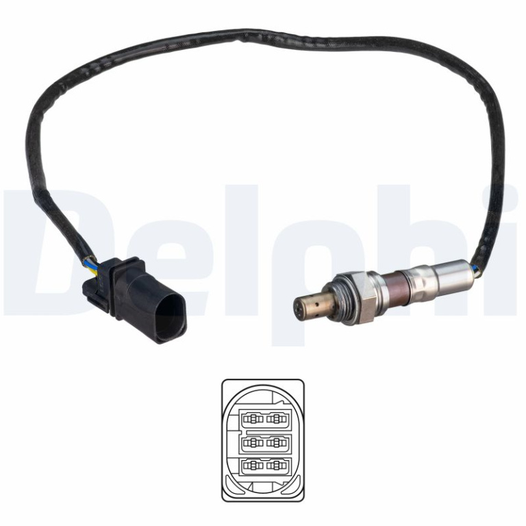DELPHI Sonda Lambda ES21291-12B1 model VW PASSAT B6 Variant (3C5) 2005 2006 2007 2008 2009 2010