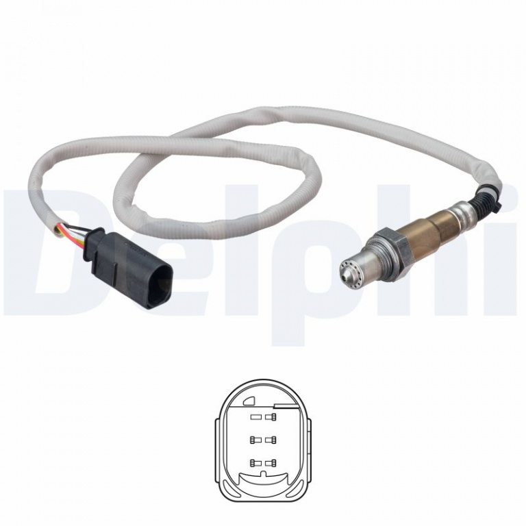 DELPHI Sonda Lambda ES21295-12B1 la masina MERCEDES-BENZ C-CLASS T-Model (S204) 2010 2011 2012 2013 2014
