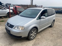 Dezmembram Volkswagen Touran [2003 - 2006] Minivan 2.0 TDI MT (140 hp) Touran 2.0 140cp 7 locuri,culoare argintie cod LA7W cutie manuala in 6 trepte cod HDU