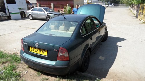 Dezmembram vw passat 1,9 tdi,6 trepte,b5, .avf,manual piele din 2002