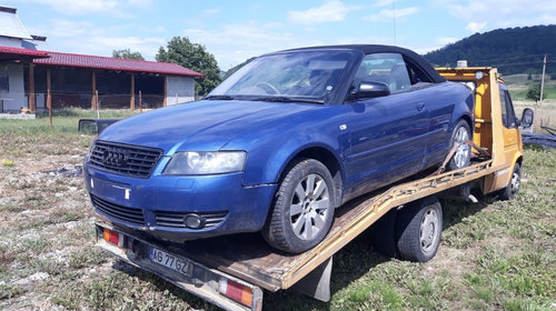 Dezmembrari dezmembrez piese audi a4 cabrio 2,4benzina an 2002 cod motor bdv 125kw euro 4