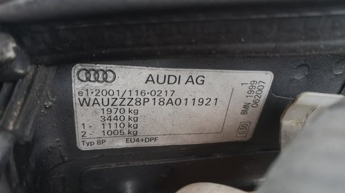 Dezmembrez Audi A3 8p 2007 2.0 TDI BMN 170hp DSG