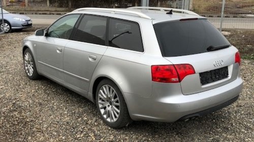 Dezmembrez Audi A4 B7 2,0tdi BPW 2007, argintiu, volan stanga