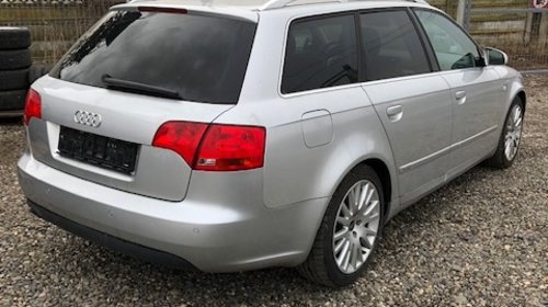 Dezmembrez Audi A4 B7 2,0tdi BPW 2007, argintiu, volan stanga