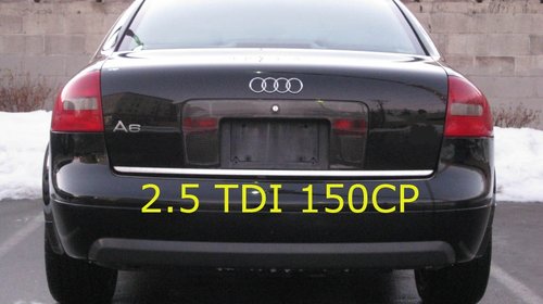 Dezmembrez audi A6 2000 2.5 Tdi 150Cp Negru Volan Stanga Manuala