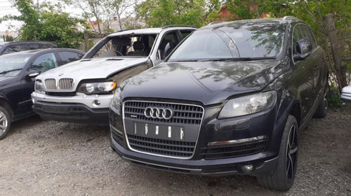 Dezmembrez Audi Q7 motor 3.0 tip bug bara spate bara fata haion capota parbriz luneta aripa stanga dreapta far faruri stop tripla lampa stanga dreapta