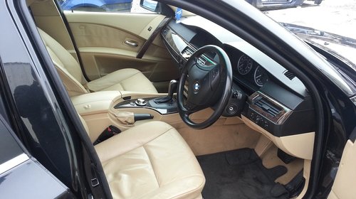 Dezmembrez BMW seria 5, E60 530d, automat 6tr, an 2004, interior piele