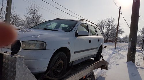 Dezmembrez opel astra g caravan alb 1.7 TD