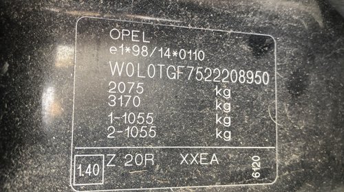 Dezmembrez Opel zafira A 2.0DTI 16V typ motor: Y 20 DTH 2000-2005