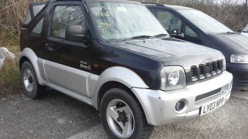 Dezmembrez piese Suzuki Jimny O2 , 1.3i, an 2003, 4x4, soft top