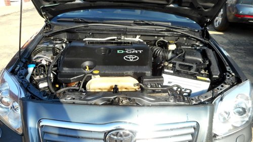 Dezmembrez Toyota Avensis 2005-2010, motor 2.2, cutie viteze, turbina, injectoare, bord, airbag