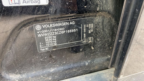 Dezmembrez Volkswagen Passat B6 2008 berlina 1.9