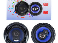 Difuzoare auto coaxiale PNI HiFi650, 120W, 16.5 cm, 3 cai, grila inclusa set 2 buc PNI-FI650